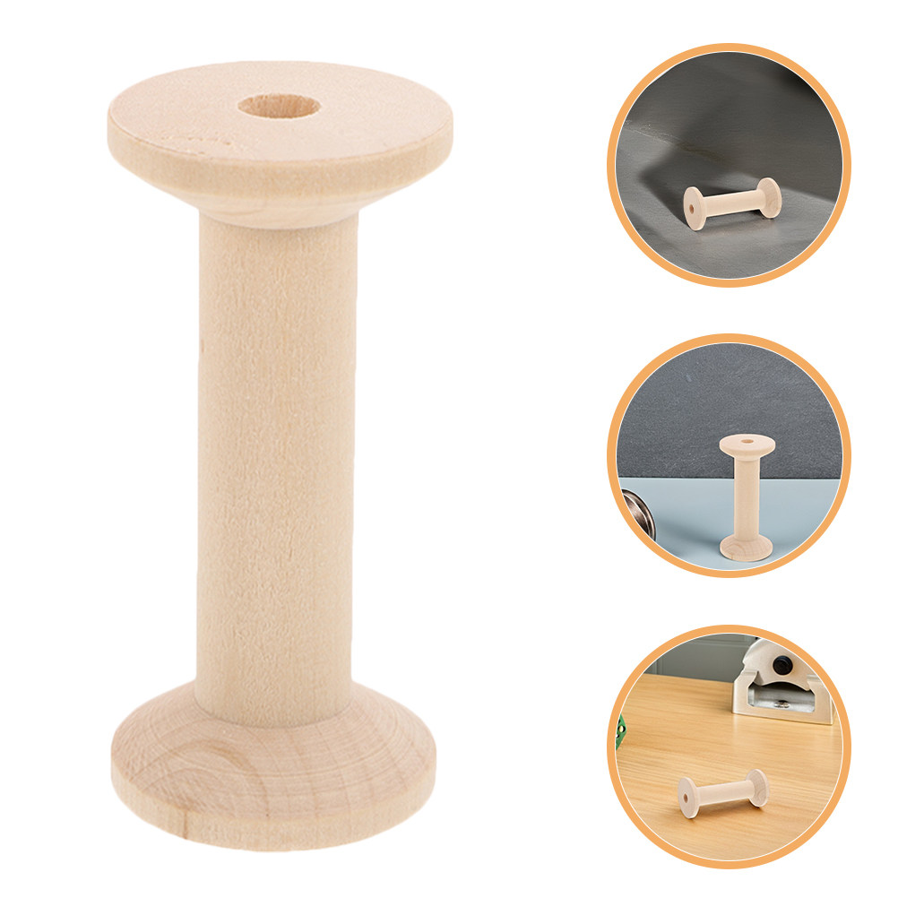 Embroidery Craft - Set di 4 Bobine in Legno