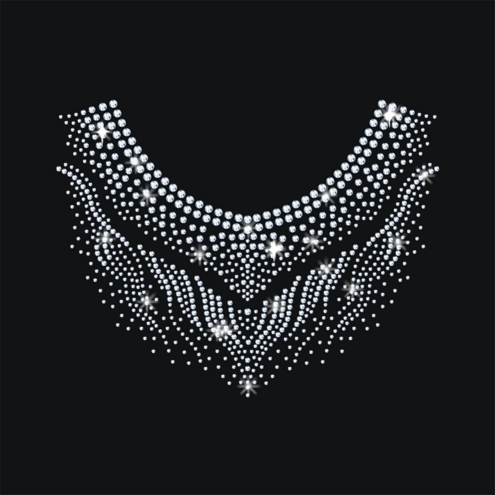 Hotfix Rhinestone Sheet - Modello di tuta da palestra Ferro