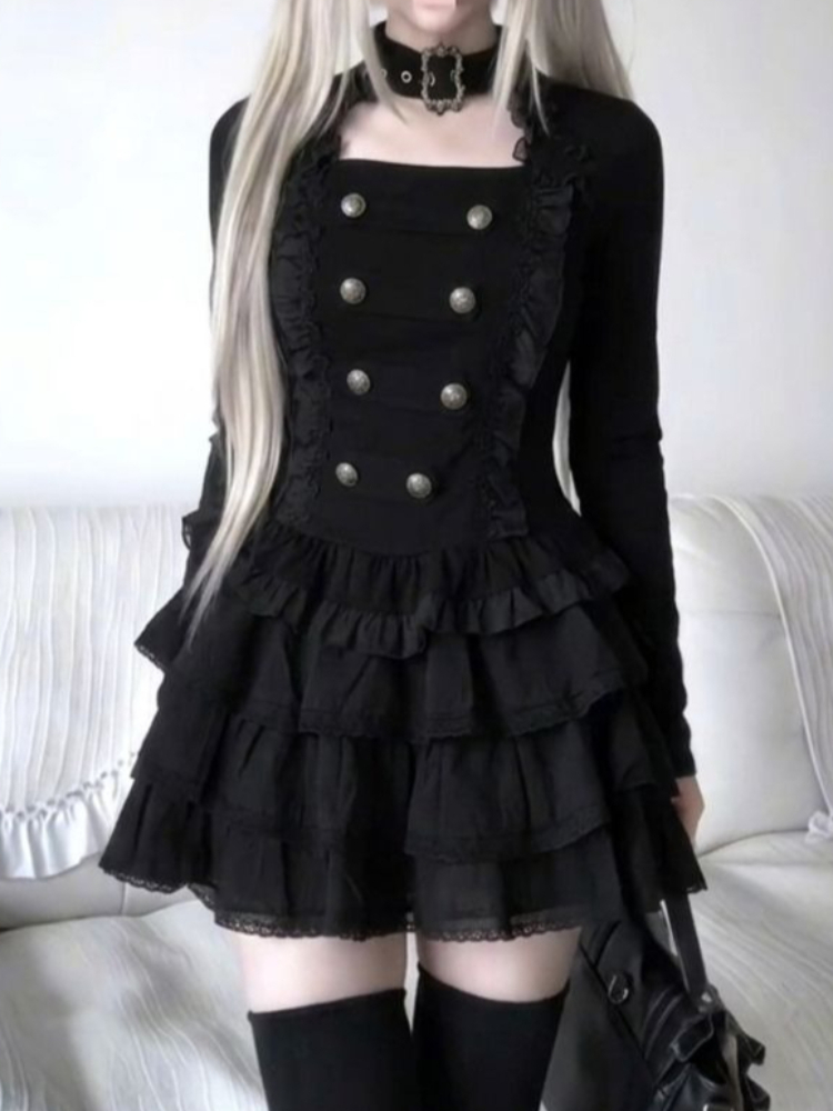 Set Gotico Harajuku Lolita 2 P - Elastic Lace Trim recensione e prezzo
