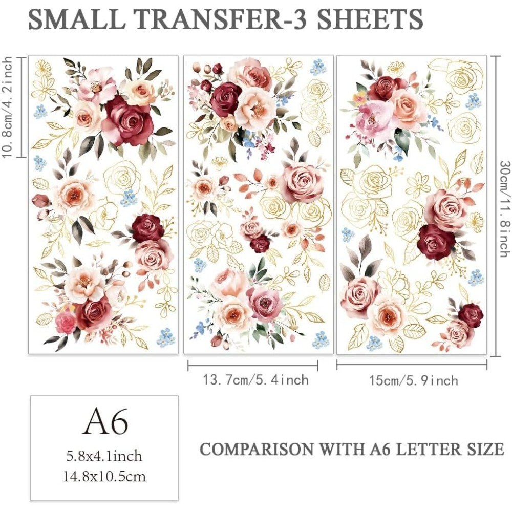 3 pezzi/set rose acquerello st - Embellishment Crafts recensione e prezzo